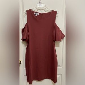 Libby Edelman Mauve Off The Shoulder Dress Size XXL